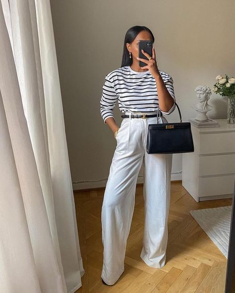 Wide Leg Trousers Outfit, Satin Slip Skirt, Style Wide Leg Pants, Oversized Long Sleeve Shirt, Best Leather Jackets, Leg Pants Outfit, Trouser Outfit, Satin Trousers, Wide Trousers