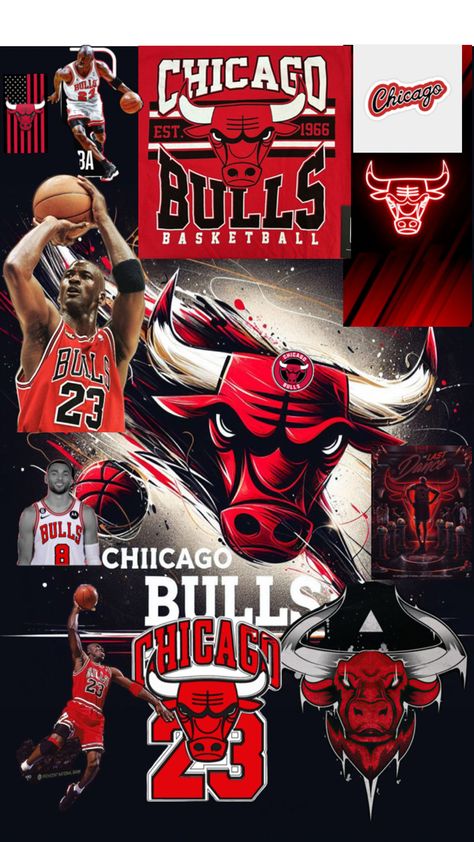 Iphone Wallpaper Chicago, Chicago Bulls Art, Sports Illustrations Art, Good Wallpapers, Cool Basketball Wallpapers, Basketball Artwork, Bulls Wallpaper, Michael Jordan Art, Nba Artwork