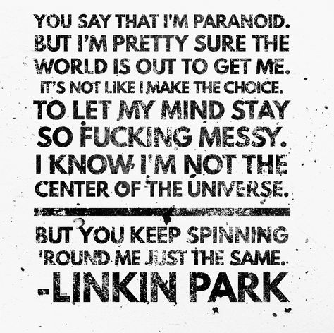 Linkin Park • Heavy (Ft. Kiiara) Heavy Linkin Park Lyrics, Heavy Linkin Park, Chester Bennington Quotes, Park Quotes, Music Lyrics Art, Linking Park, The Notebook Quotes, Linkin Park Chester, Band Quotes