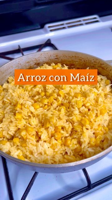 Big Mama Cooks, Yellow Rice With Corn, Dominican Chicken And Rice Recipes, Dominican Yellow Rice, Dominican Shrimp And Rice, Dominican Rice And Beans Recipe, Rice And Corn Recipe, Rice With Corn, Yummy Rice