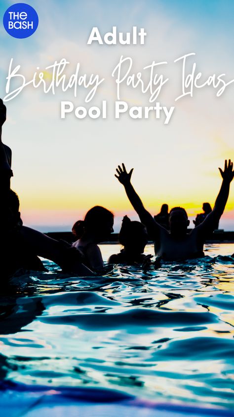 Birthday Party Ideas Men, Birthday Party Ideas Pool, Birthday Ideas Women, 40 Birthday Ideas, Miami Birthday, Another Year Around The Sun, 40th Birthday For Women, Adult Birthday Party Ideas, Birthday Pool Party