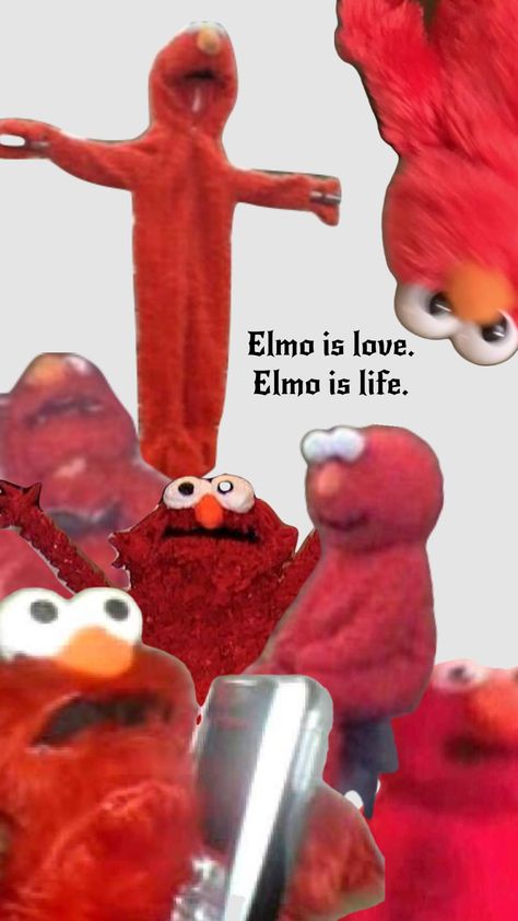 #elmo #elmosworld Elmo Cute Wallpaper, Pickle Me Elmo, Funny Elmo Wallpaper, I Think Moto Moto Likes You Elmo, Elmo’s World, Logeypump23 Elmo, Elmo Burning, Elmo Memes Dark, Elmo Arson