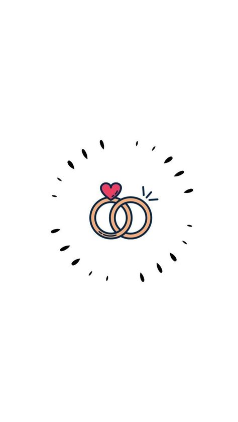 Wedding Ring Logo, Wedding Cards Images, Story Icon, Android Wallpaper Black, Wedding Icon, Spiritual Wallpaper, Couple Engagement Pictures, Happy Stickers, Insta Icon