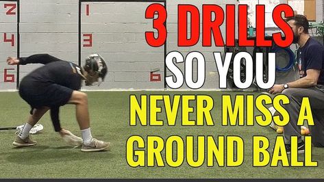 3 Lacrosse Drills So You NEVER Miss a GROUND BALL Lacrosse Drills, Kids Lacrosse, Lacrosse Workouts, Lacrosse Practice, Lacrosse Quotes, Softball Problems, Lacrosse Goalie, Sports Skills, Baseball Drills