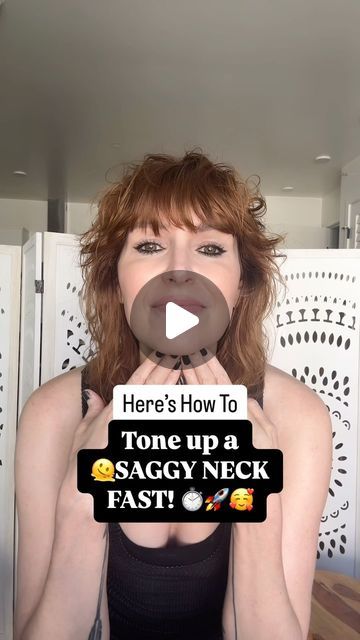 Sadie Nardini on Instagram: "🫠How To Fix A Saggy Neck Fast! 👉🏻 comment ⚡️LIFT⚡️for my NEW & FREE Posture Corrector Neck Firming Workout! You’ll use this forever 🚀💃🏼🚀

♥️Sadie 

#women #sagging #necklift #nonsurgical #neck #aging #faceworkout" Saggy Neck Exercises, Neck Exercises For Women, Saggy Neck, Sagging Neck, Neck Firming, Neck Exercises, Neck Lift, Posture Corrector, Face Yoga