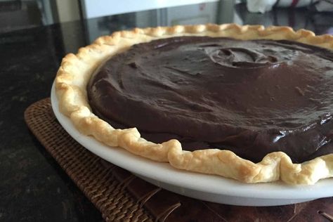 Chocolate Custard Pie, Grandma's Chocolate Pie, Lemon Cake Bars, Homemade Chocolate Pie, Chocolate Fudge Pie, Chocolate Walnut Fudge, Chocolate Mousse Pie, Walnut Fudge, Fudge Pie