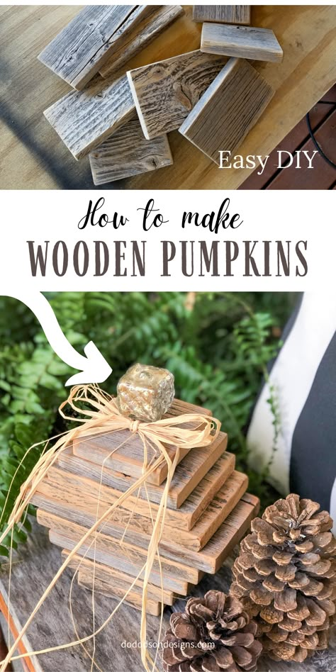 Diy Wooden Pumpkins, Cute Diy Decor, Wood Pumpkins Diy, Fall Wood Projects, Country Market, Fall Wood Crafts, Fence Pickets, Rustic Fall Decor, Wood Pumpkins