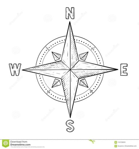 Illustration about Compass rose with cardinal points. Hand drawn sketch. Vector illustration isolated on white background. Illustration of north, cartography, star - 115728833 Compass Vector, Cardinal Points, Rose Vector, Cardinal Point, Vector Sketch, Compass Rose, Backgrounds Wallpapers, Sketch Illustration, Background Illustration