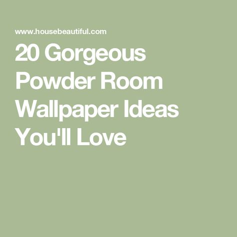 20 Gorgeous Powder Room Wallpaper Ideas You'll Love Powder Room Design Wallpaper, Powder Room Wallpaper Modern, Powder Room Wallpaper Ideas, Wallpaper Powder Room, Room Wallpaper Ideas, Floating Sink, Farrow & Ball Wallpaper, Schumacher Wallpaper, Powder Room Wallpaper