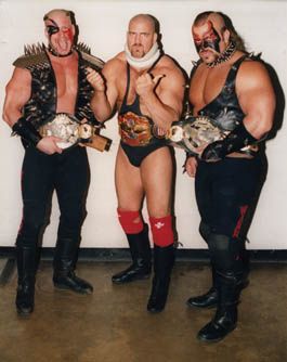 Warriors & Koloff Road Warriors Wrestling, Awa Wrestling, 80s Wrestling, Nwa Wrestling, Catch Wrestling, Famous Wrestlers, Legion Of Doom, Vintage Wrestling, World Championship Wrestling