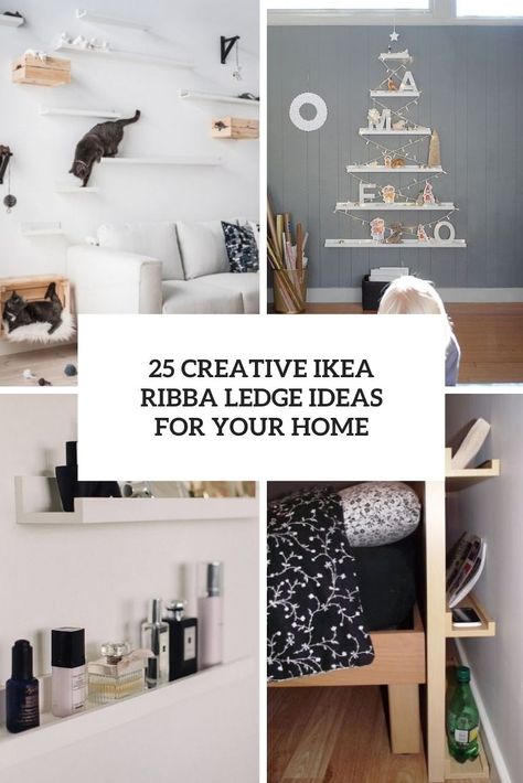 creative ikea ribba ledge ideas for your home cover Ikea Picture Ledge Hack, Picture Ledge Ideas Large Wall, Ikea Ledge Shelf Ideas, Ikea Picture Ledge, Organizing Small Spaces, Closet Organisation, Kitchen Storage Units, Reading Nook Kids, Ikea Products