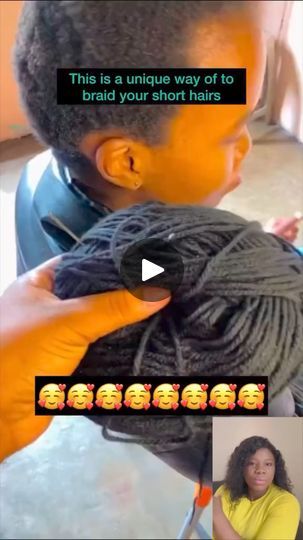 Cornrows For Short Hair, Make Cornrows, Natural Cornrow Hairstyles Short Hair, How To Braid Short Hair, Short Crochet Braids Hairstyles, Natural Cornrow Hairstyles, Braiding Your Own Hair, Hair Hack, Lil Girl Hairstyles