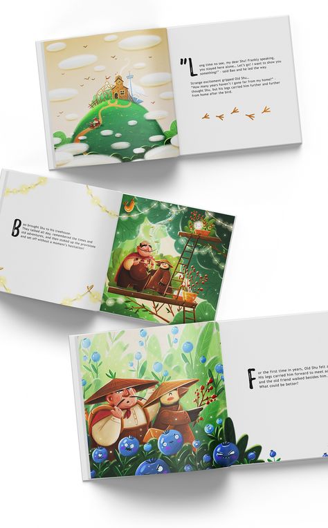 Picture book :: Behance Picture Book Illustration Layout, Picture Books Illustration Layout, Storybook Graphic Design, Illustration Book Design, Children Book Illustration Ideas, Kid Book Illustration, Kids Book Illustration Ideas, Illustration Book Layout, Kids Book Characters