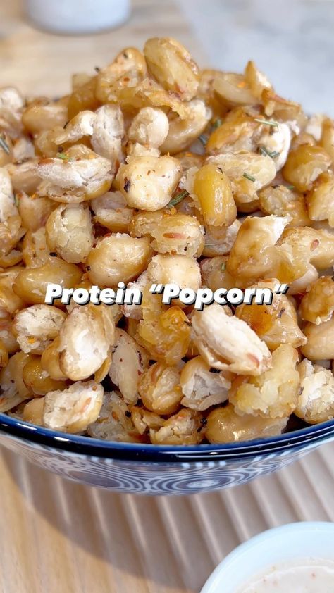 You have to try my 1-ingredient Protein “Popcorn”. This recipe turns out super crunchy, salty, protein and fibre loaded, and simply… | Instagram Kidney Bean Popcorn, White Bean Popcorn, Bean Popcorn, Protein Popcorn, Healthy Substitutes, Cozy Food, Veg Recipe, Beans Beans, White Kidney Beans