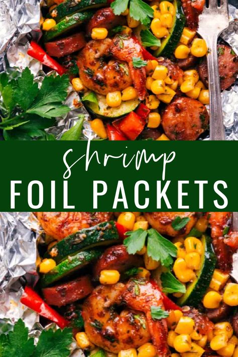 Shrimp Hobo Foil Packs Oven, Foil Shrimp Packets Grill, Shrimp And Sausage Foil Packets Grill, Fish And Shrimp Foil Packets In Oven, Baked Shrimp And Broccoli Foil Packs, Cajun Shrimp Foil Packets Oven, Shrimp In Foil Packets Ovens, Shrimp Grilled Recipes Foil Packets, Shrimp Packets For The Grill