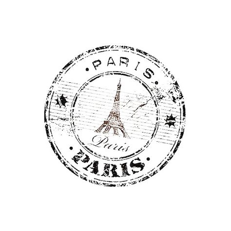 Paris Png Aesthetic, Doodle Embellishments, Stamp Aesthetic, Paris Png, Paris Stamp, Aesthetic Letter, Coastal Clothing, طوابع بريد, Eiffel Tower In Paris