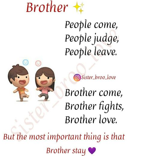 1line Quotes, Brothers Day Quotes, True Lines Quotes, Sister Relationships, Love My Brother Quotes, My Brother Quotes, Brother Poems, Brother Sister Photography, Best Brother Quotes