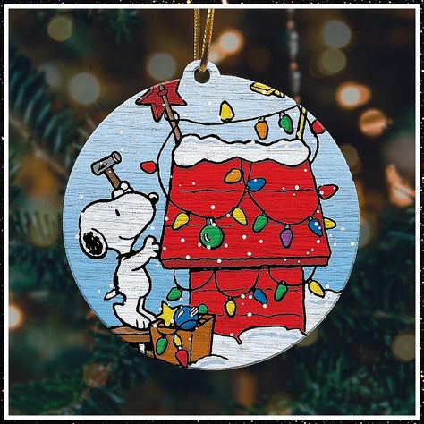 Christmas Yard Crafts - If you found what you like, it's very crucial that you take action immediately - Visit For More! Snoopy Christmas Ornaments Diy, Snoopy Ornaments Diy, Charlie Brown Christmas Ornaments, Ornament Design Ideas, Decorating Ornaments Ideas, Ordiment Ideas, Christmas Craft Ideas To Sell, Ornament Ideas Christmas, Christmas Ornaments Design