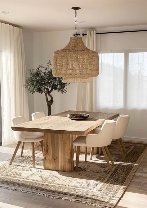 Cream Home Decor Aesthetic, Cream Aesthetic Home Decor, Peaceful Dining Room, Living Room Inspo Cozy Small Spaces, Spa Like Living Room, Small Neutral Dining Room, Warm Neutral Dining Room, Beige Apartment Aesthetic, Natural Home Aesthetic