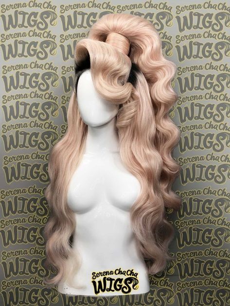 70 Hairstyles, High Fashion Hair, Drag Wigs, Best Hairstyles For Women, Cosplay Hair, Kawaii Hairstyles, The Best Hairstyles, Fantasy Hair, Anime Hair