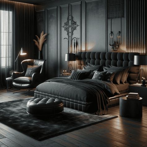 22 Western Gothic Decor Ideas For An Enchanting Home Makeover Dark Western Bedroom, Elegance Bedroom, Grey And Gold Bedroom, Black Bedroom Ideas, Dark Bedding, Small Cabin Interiors, Western Gothic, Teal Bedroom, Cabin Tiny House