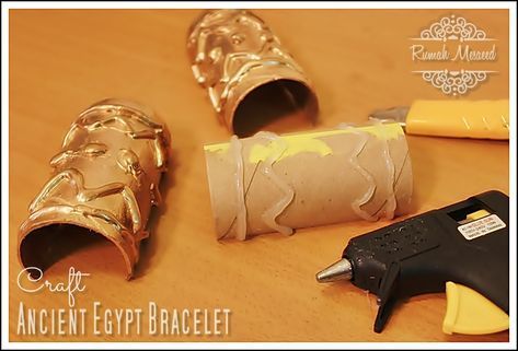 Egypt Vbs, Ancient Egypt Crafts, Egyptian Crafts, Ancient Egypt Projects, Egypt Crafts, Egyptian Party, Egyptian Bracelet, Starověký Egypt, Egypt Project