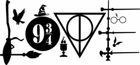 Stickers Harry Potter, Harry Potter Decal, Family Car Stickers, Cars Stickers, Harry Potter Symbols, Imprimibles Harry Potter, Harry Potter Logo, Family Cars, Laptop Decal Stickers