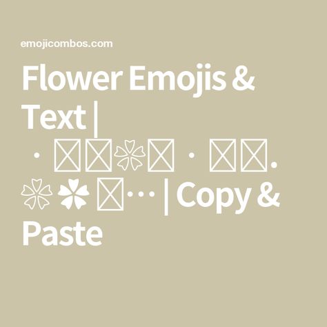 Flower Emojis & Text | ‧₊˚❀༉‧₊˚. ❀  ✿ 𖤣… | Copy & Paste Emoji Copy And Paste, Emoji Flower, Emojis Texts, Emoji Copy, Flower Symbol, Copy Text, Heart Emoji, Cute Emoji, Copy And Paste