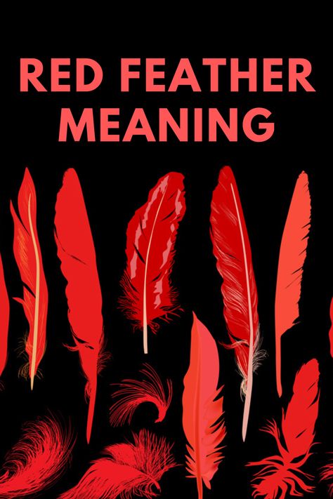 Red Indian Feather Tattoo, Red Cardinal Feather Tattoo, Red Bird Feather Tattoo, Cardinal Feather Meaning, Cardinal Feather Tattoo Memorial, Red Feather Meaning, Cardinal Feathers, Red Feather Tattoo, Feather Spiritual Meaning