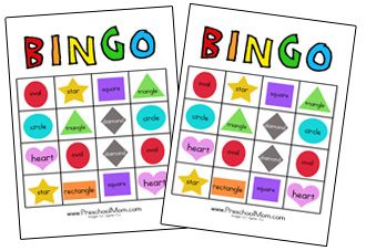 Shape Preschool Printables - Shape Bingo Preschool Free Printables, Shape Printables, Shape Bingo, Shapes Preschool Printables, Bingo Printable Free, Head Start Classroom, Games Preschool, Printables Preschool, Frog Life Cycle