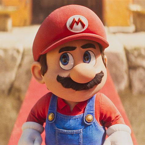 Mario, voiced by Chris Pratt, in the “Super Mario Bros Movie” (2023). Super Mario Bros Film, Metal Mario, Super Smash Ultimate, Mario Movie, The Super Mario Bros Movie, Super Mario Bros Games, Illumination Entertainment, Super Mario Bros Movie, Super Mario Nintendo