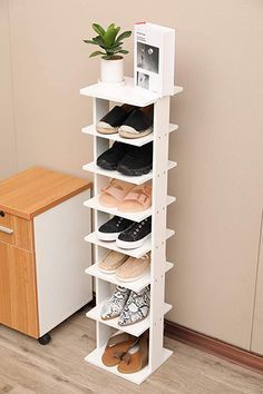 Pin on 1 Wooden Shoe Rack Designs, Shoe Rack Cabinet Design, Shoe Storage Design, Shoe Rack For Small Spaces, Vertical Shoe Rack, Wooden Shoe Storage, Rack Living Room, Wood Shoe Rack, Diy Shoe Rack