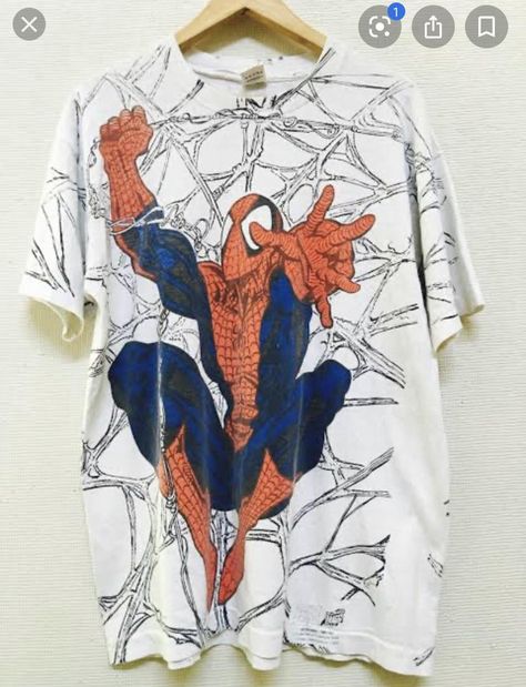 Hi all! Wondering if anyone had any old spidey shirts around from the 80s/90s that they might be willing to part with? Ive saved some money up so message me and Im sure well be able to work something out! Marvel T Shirts, Venom Shirt, T-shirt Display, Marvel Comics Vintage, Geeky Clothes, Vintage Marvel, Outer Dress, Long Tee Shirts, Superhero Shirt