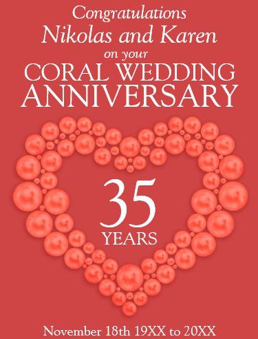 35th Anniversary Party Ideas, 35th Anniversary Ideas, 35th Anniversary Gifts, 35 Anniversary, 35th Wedding Anniversary Gift, 35th Wedding Anniversary, Coral Wedding, 35th Anniversary, Wedding Anniversary Party