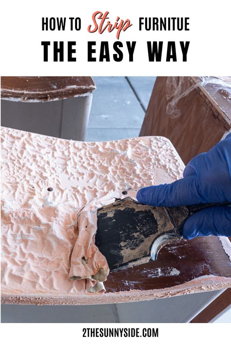 How To Strip Old Paint From Wood, How To Take Paint Off Wood Furniture, Striping Paint Off Wood, Easiest Way To Strip Paint From Wood, Yellow Furniture Paint, Stripping Paint From Wood Furniture, Paint Stripping Furniture, How To Strip Paint Off Wood Furniture, Best Way To Strip Paint From Wood