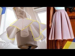 HOW TO: DRAFT BOX PLEATED CIRCLE SKIRT PATTERN | KIM DAVE - YouTube Pleated Skirt Tutorial, Flared Skirt Pattern, Pleated Circle Skirt, Pleated Skirt Pattern, Pola Rok, Circle Skirt Pattern, Trendy Sewing Projects, Skirt Diy, Pleats Pattern