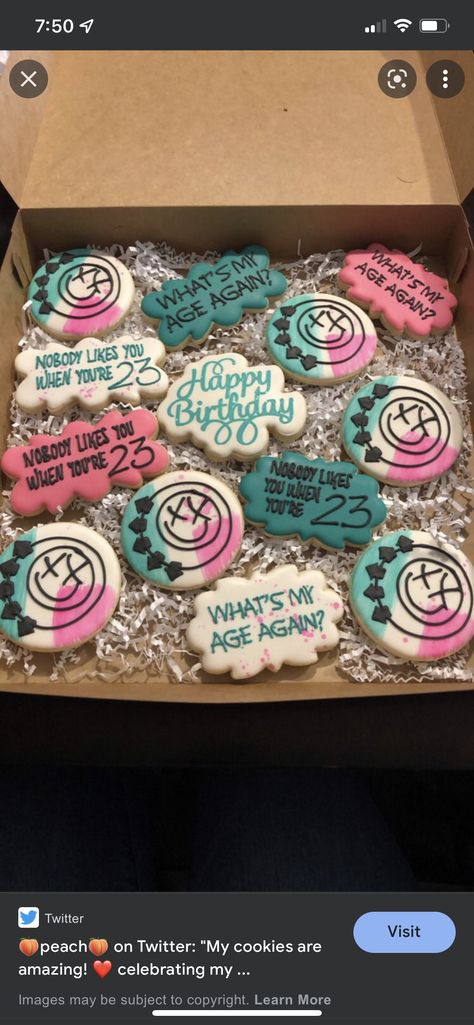 Blink 182 Birthday Theme, Blink 182 Themed Party, Blink 182 Cake 23rd Birthday, Blink 182 First Birthday, Blink 182 Bachelorette Party, Punk First Birthday, Pop Punk Birthday Party, Threenage Dirtbag Party, Emo Party Food