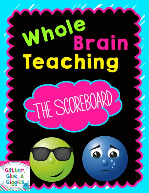 Glitter, Glue & Giggles: Whole Brain Teaching Scoreboard Ideas, Think Sheet, Chalkboard Classroom, Intervention Classroom, Brain Based Learning, Behavior Plans, First Grade Lessons, Primary Teacher, Reading Task Cards