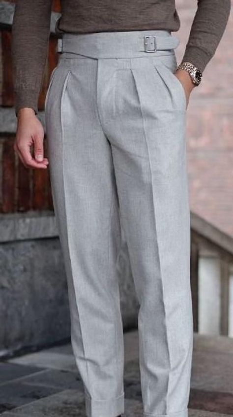 Ghurka Pants Men, Ghurka Pants, Trouser Pants Pattern, Gurkha Pants, Men Pants Pattern, Celana Fashion, Designer Suits For Men, Formal Pants, Mens Casual Dress Outfits