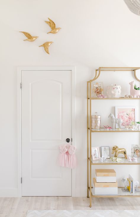 Alessandra's Nursery REVEAL  - mywhiteT Gold Bookshelf Nursery, Vintage Disney Princess Nursery, French Country Nursery, Parisian Nursery, Disney Princess Nursery, Gold Bookshelf, Jessi Malay, Country Nursery, Vintage Disney Princess