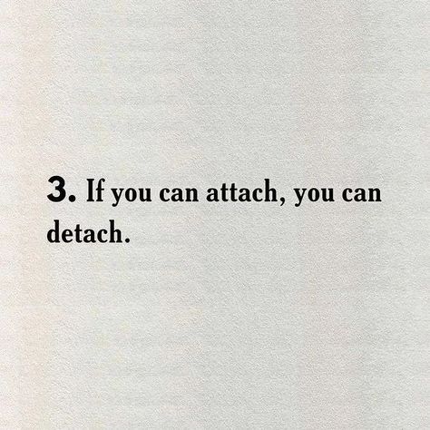 Letting go can be hard, but it's often necessary for growth. This quote is a powerful reminder that attachment can hold us back. Whether it's unhealthy relationships, negative habits, or even material possessions, clinging to things that no longer serve us can prevent us from moving forward. By detaching, we create space for new and positive experiences to enter our lives. It's not about becoming cold or unfeeling, but rather about learning to let go of things that don't bring us joy or f... Negative Habits, Let Go Of Things, Go Quotes, Unhealthy Relationships, Learning To Let Go, Create Space, Let Go, Moving Forward, Our Life