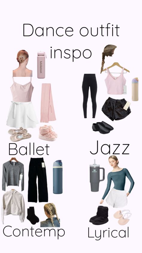 Ballerina Outfit Practice, Jazz Dance Class Outfit, Outfits To Wear To Dance Practice, Ballet Dancers Outfit, Dance Outfits Contemporary Practice, Ballet Needs, Ballet Warmups Clothes, Jazz Dance Outfits Practice, Starting Ballet As A Teen