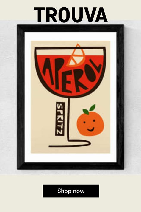 Have some fun with this Aperol Spritz print by Fox and Velvet. The perfect print for a Aperol or cocktail lover. Spritz Cocktail, Canvas Kitchen Wall Art, Orange Cocktails, East End Prints, Cocktail Art, Aperol Spritz, Wall Art Canvas Painting, Kitchen Wall Art, Karaoke