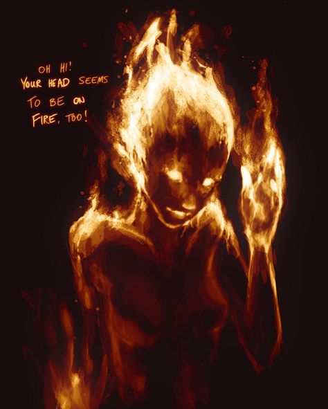 Your Head Seems To Be On Fire2 by MK01 on @DeviantArt On Fire, Your Head, A Man, Deviantart, The World