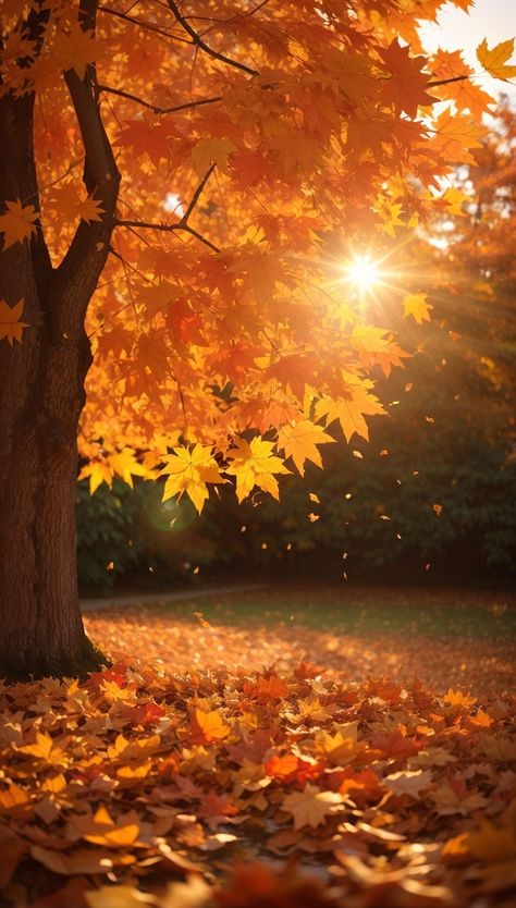 Sun Light Background Images, Sun Light Background, Autumn Magic, Trending Pins, Landscape Photography Nature, Light Background Images, Autumn Scenes, Garden Photography, Autumn Scenery