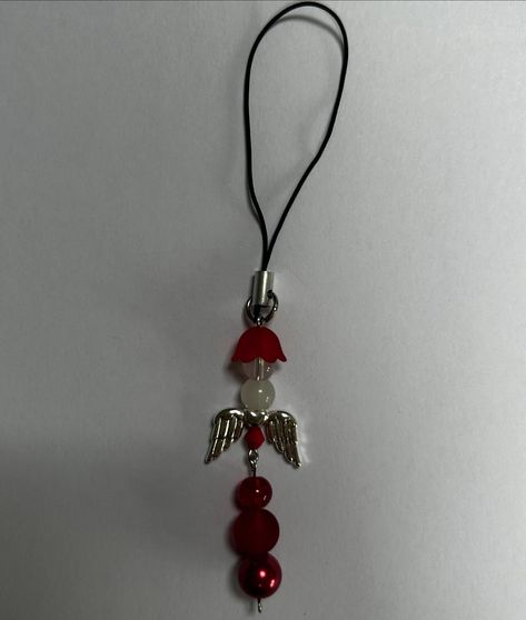 Handmade red phone charms £6 + delivery #beadedjewellery #jewelry #phone #phoneaccessories #phonecharm #charm #smallbusiness #handmade Phone Charms, Phone Charm, Phone Accessories, Beaded Jewelry, Charms, Red, Quick Saves, Beaded Jewellery