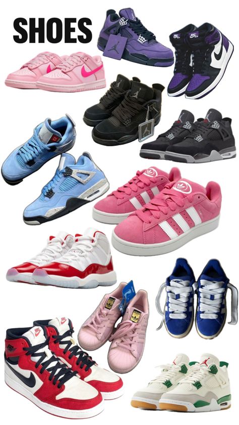 Shoe Collage, Shoes Collage, Aesthetic Shoes, Scott Pilgrim, Color Collection, Cute Shoes, Me Too Shoes, That Look, Collage