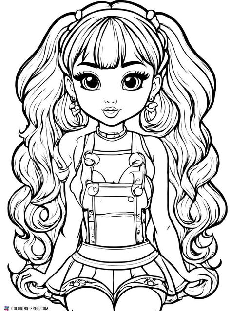 LOL Surprise Doll Coloring Pages - Printables Coloring-Free.Com Lol Dolls Coloring Pages, Lol Doll Coloring Pages, Doll Coloring Pages, Lol Coloring Pages, Lay Lay, Lol Doll, Fashion Coloring Book, Doll Drawing, Group Crafts