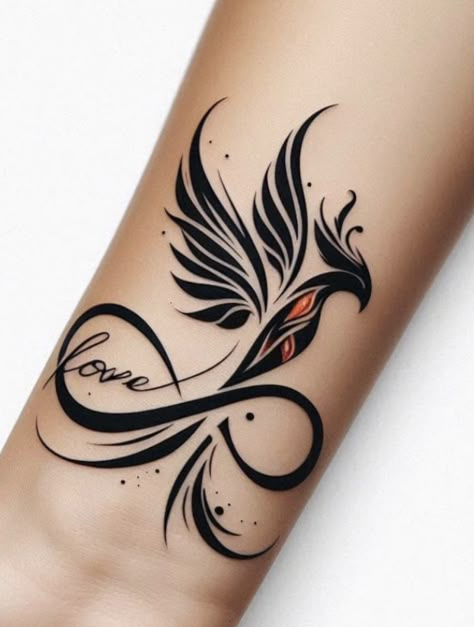 Elegant Skull Tattoo, Phoenix Tattoo Design For Women, Phenix Birds Tattoo, Feniks Tattoo, Chest Neck Tattoo, Tato Phoenix, Neck Tattoo Ideas, Phoenix Tattoo Feminine, Small Phoenix Tattoos