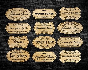 Harry Potter Printable Potion Ingredient Labels, Magic Potion Ingredient  Labels, Instant Download Harry Potter Potion Ingredients, Harry Potter Potion Labels, Harry Potter Weihnachten, Harry Potter Christmas Decorations, Imprimibles Harry Potter, Stile Harry Potter, Harry Potter Bday, Harry Potter Classroom, Harry Potter Printables